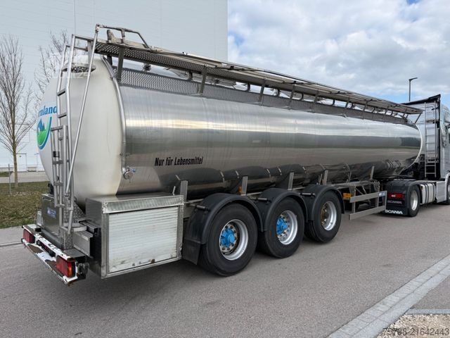 Cisternový návěs  HLW Milchtank 3-Kammern/30.000 Liter/Luft-Lift