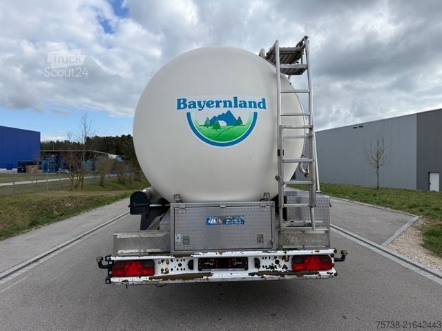 Cisternový návěs  HLW Milchtank 3-Kammern/30.000 Liter/Luft-Lift