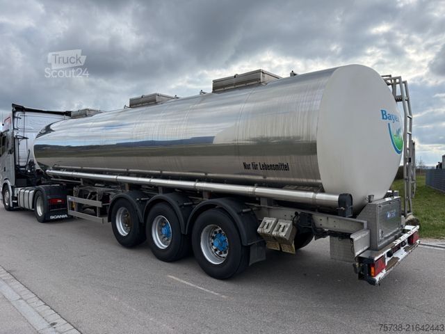 Cisternový návěs  HLW Milchtank 3-Kammern/30.000 Liter/Luft-Lift