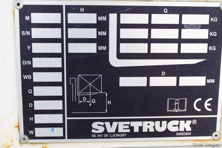 вилочный погрузчик Svetruck 1460