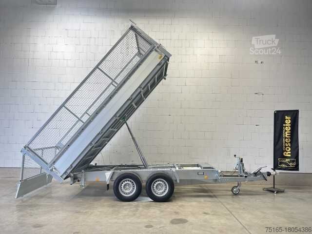 Trojsmerný sklápačský príves Sigg 35 K 38 - T1H Gitter Dreiseitenkipper