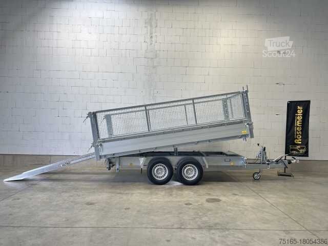 Trojsmerný sklápačský príves Sigg 35 K 38 - T1H Gitter Dreiseitenkipper