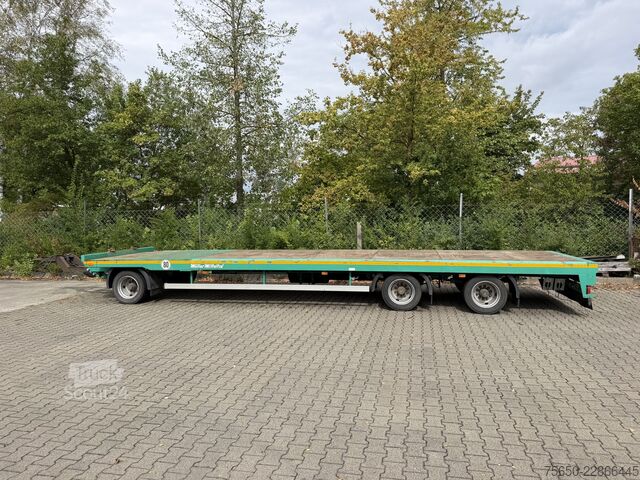 Нископроходен ремарке Müller-Mitteltal TP 24,0  3 Achs Jumbo Prischen 9,40 m, Wenig Benutzt