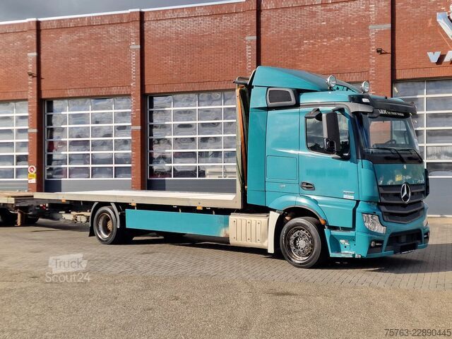 Plataforma de carga Mercedes-Benz Actros 1836 Streamspace 4x2 + Kelberg trailer 2014