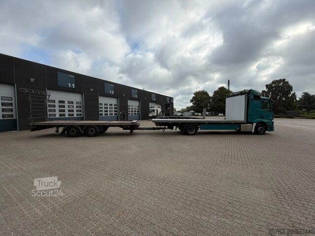 Plataforma de carga Mercedes-Benz Actros 1836 Streamspace 4x2 + Kelberg trailer 2014