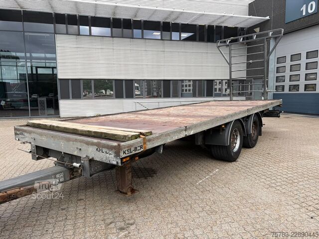 Plataforma de carga Mercedes-Benz Actros 1836 Streamspace 4x2 + Kelberg trailer 2014