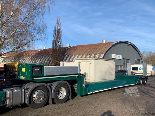 Alacsony rakfelületű félpótkocsi PAVIC 2-Achs Forstmaschinen Tieflader Typ: STLT2Z