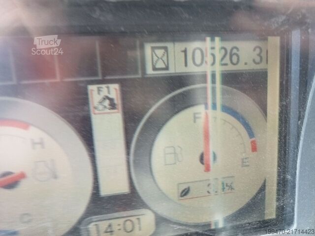 Sloopexcavator Hitachi ZX350LC-3 with standard earth boom and long-front boom