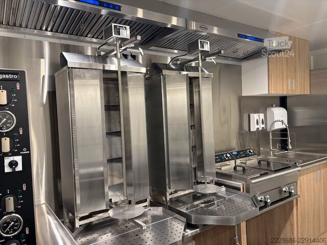Remorque de vente Imbissanhänger, Dönerwagen, Pizzawagen, , komplett ausgestattet, Döner, Pizza, G
