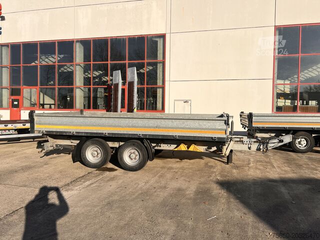 Remorque à benne basculante Möslein TDS 13 Schwebheim  13 t Tandemkipper- Tieflader