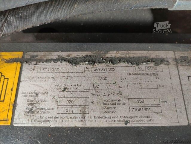 Vidlicová svorka Kaup 1,5T 410 AZ