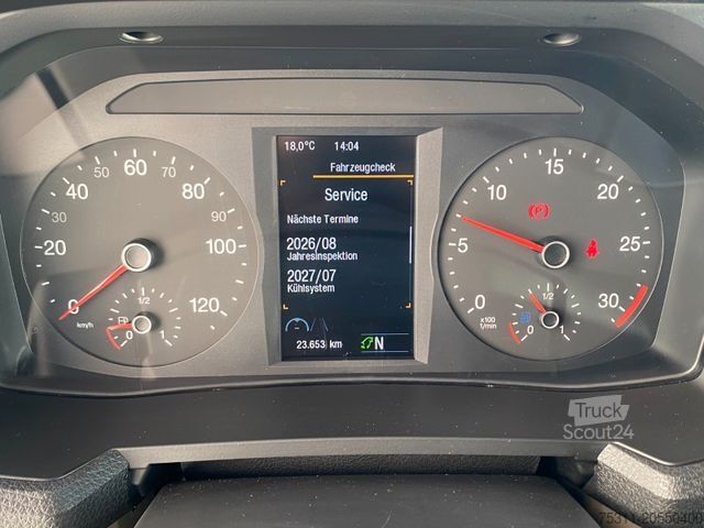 Kravas mikroautobuss ar pašizgāzēju MAN TGL 8.220| MEILLER*erst 23TKM*3x Sitze*2x AHK*AC