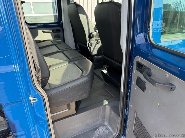 Sunkvežimis su platforma ir kranu VW Crafter, Doka, Crane HIAB T023- 3, Only 36.000 Km