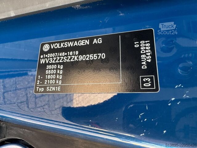 Sunkvežimis su platforma ir kranu VW Crafter, Doka, Crane HIAB T023- 3, Only 36.000 Km