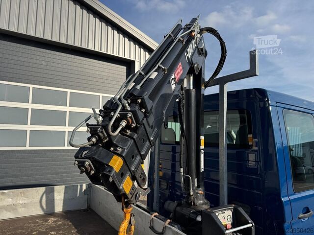 Sunkvežimis su platforma ir kranu VW Crafter, Doka, Crane HIAB T023- 3, Only 36.000 Km