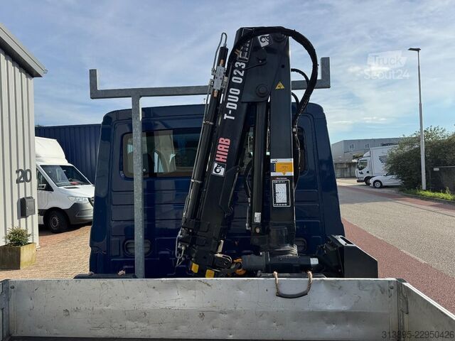 Sunkvežimis su platforma ir kranu VW Crafter, Doka, Crane HIAB T023- 3, Only 36.000 Km