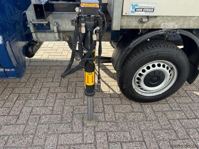 Sunkvežimis su platforma ir kranu VW Crafter, Doka, Crane HIAB T023- 3, Only 36.000 Km