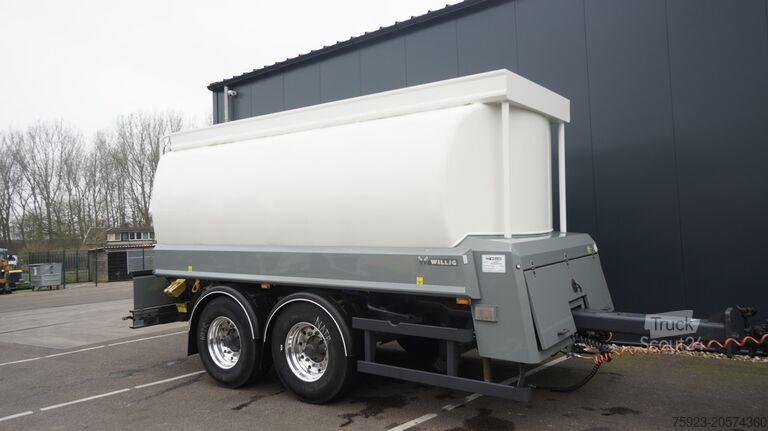Tankwagen WILLIG 2 AXLE ADR FUEL TANK TRAILER 18.000LTR