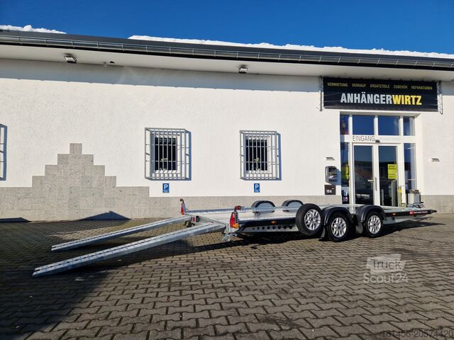 Remolque transportador de automóviles Brian James Trailers A4 125-2424 Alufelgen 500x200 direkt
