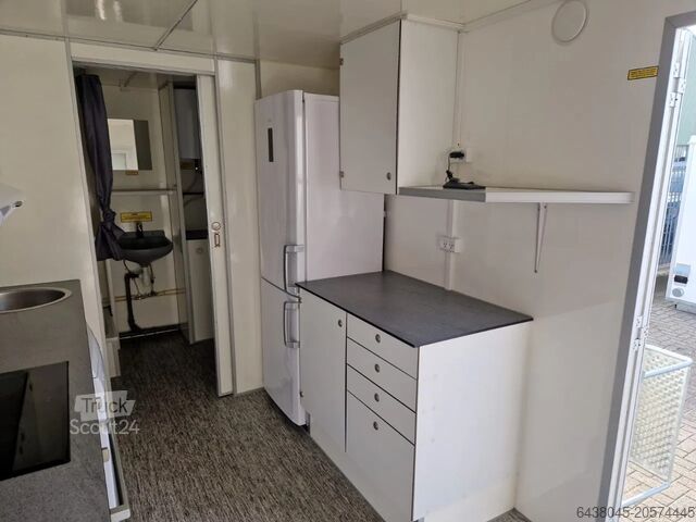 Contenedores sanitarios Scanvogn Keuken wagen met badkamer en toilet