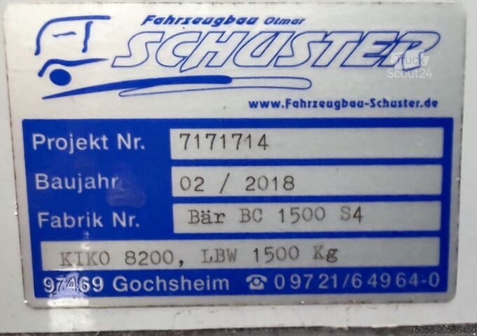 Nákladní automobil s nástavbou na nápoje Mercedes-Benz ATEGO 1627 - VDI 2700 - EURO 6C - LBW -