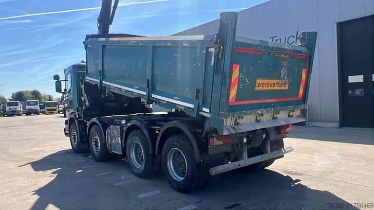 Kipper mit Kran Scania G 380 (EURO 5 / BIG HUB / STEEL SUSP. / HMF 164...
