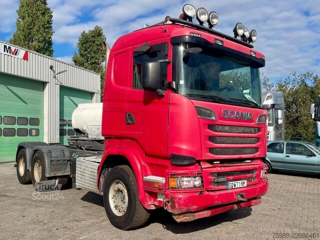 Scania R580 V8 6x4, RETARDERI, 614915 km, TÄYSILMAJOUSITUS! Hub reduction, SUURET AKSELISTOT MVI2044 Scania R580 V8  6x4,  RETARDER,  614915 km FULL SPRING...