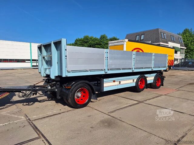 Plattform trailer Lako 3 asser plattebak | aluminium schotten | 30 to...