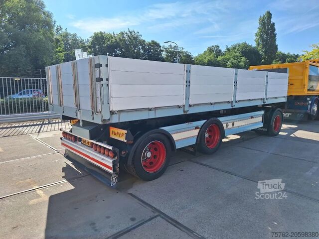 Plattform trailer Lako 3 asser plattebak | aluminium schotten | 30 to...