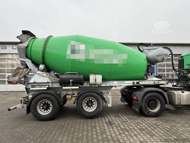 Betono maišyklės sunkvežimis Liebherr Betonmischer Concrete Auflieger 10 m³