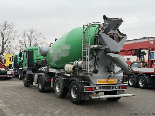 Betono maišyklės sunkvežimis Liebherr Betonmischer Concrete Auflieger 10 m³