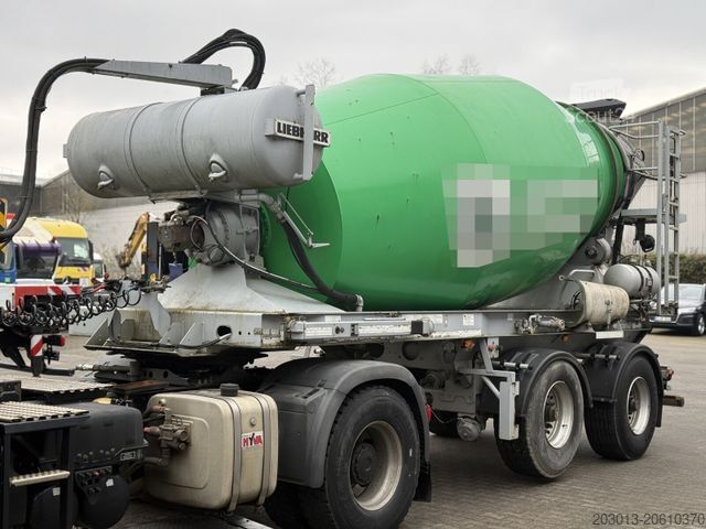 Betono maišyklės sunkvežimis Liebherr Betonmischer Concrete Auflieger 10 m³