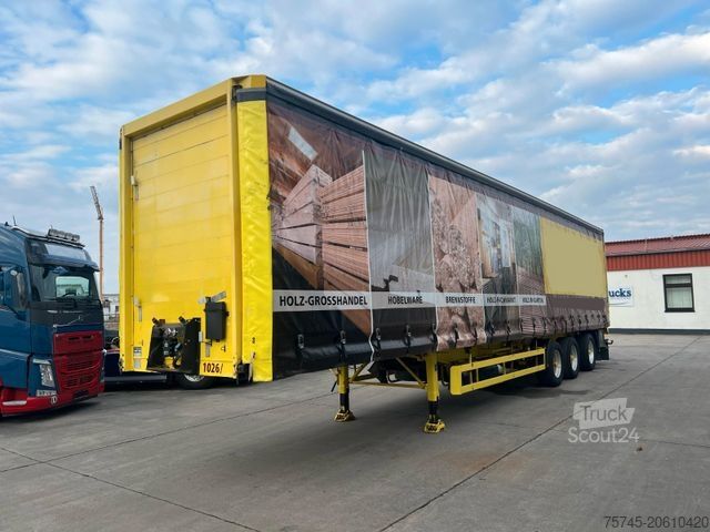 Auflieger mit Pritsche & Plane SCHWARZMÜLLER SPA 3E * . * LENK/LIFTACHSE * LUFTFEDERUNG*