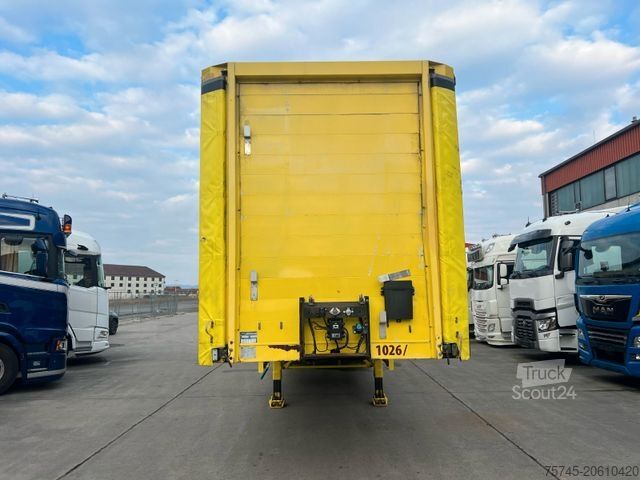 Auflieger mit Pritsche & Plane SCHWARZMÜLLER SPA 3E * . * LENK/LIFTACHSE * LUFTFEDERUNG*