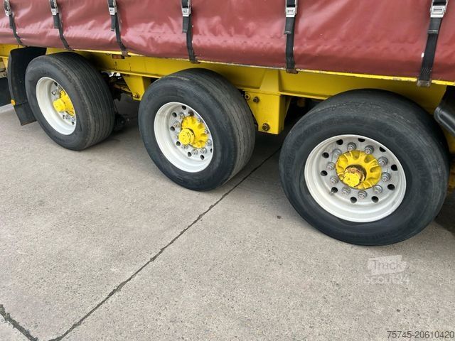 Auflieger mit Pritsche & Plane SCHWARZMÜLLER SPA 3E * . * LENK/LIFTACHSE * LUFTFEDERUNG*