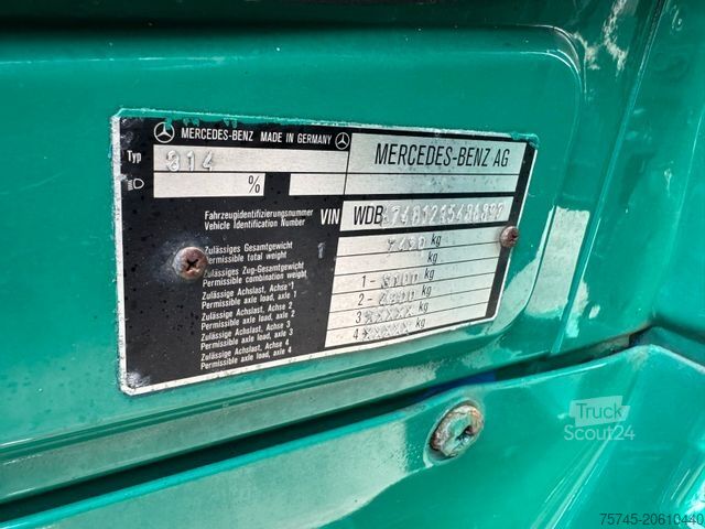 شاحنة صغيرة بيك أب MERCEDES-BENZ 814 * PRITSCHE * WENIG KM * SEHR GEPFLEGT *