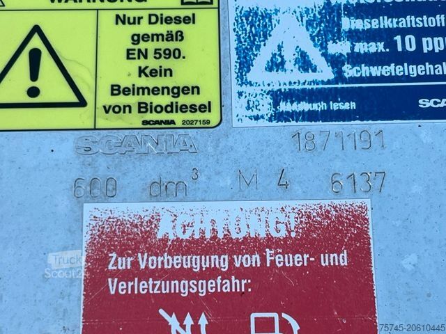 Standartinis vilkikas SCANIA R410 * KIPPHYDRAULIK * ALCOA * 2X TANK *RETARDER