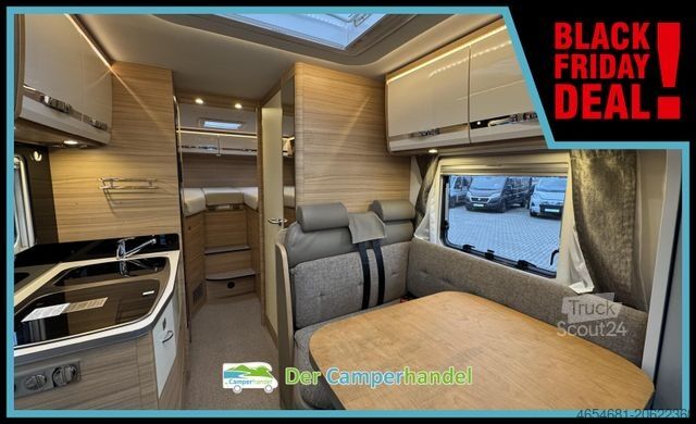 Half-integraal camper DETHLEFFS Globebus GT 6 EINZELBETTEN#GT-OPTIK#ALARMANLAGE