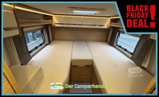 Half-integraal camper DETHLEFFS Globebus GT 6 EINZELBETTEN#GT-OPTIK#ALARMANLAGE