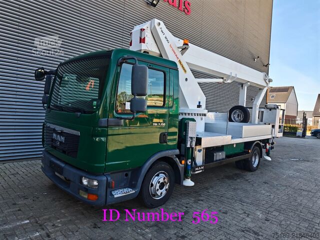 Platforma podnosząca MAN TGL 7.150 4x2 Wumag Palfinger WT 300