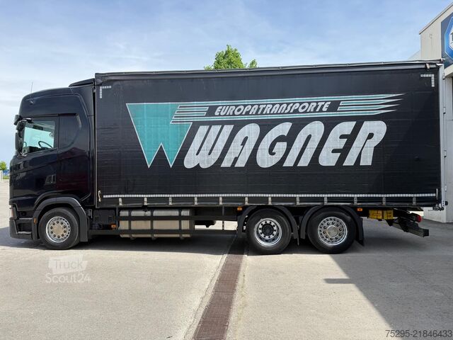 مركبة تجارية Scania S450 Highline Retarder 2 Tanks 2 Liegen Hubdach