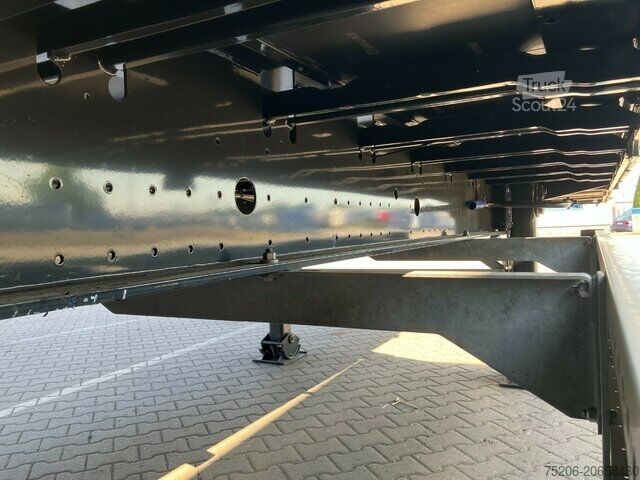 Atvira puspriekabė su tentu Krone Mega Liner SDP 27 eLG50-CS