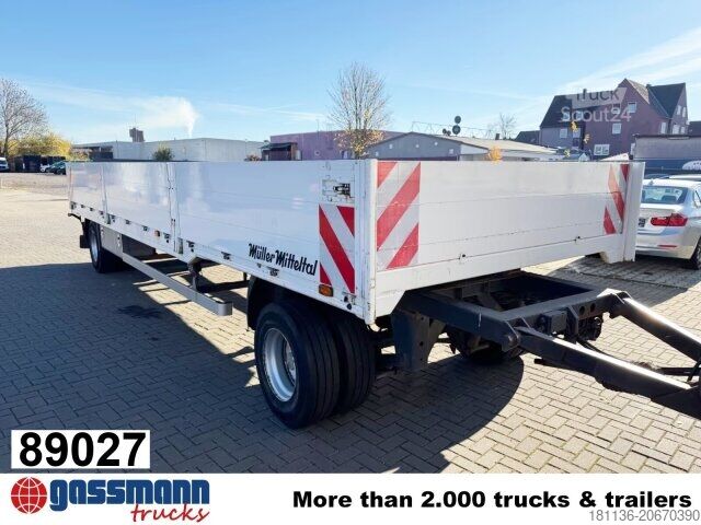 Open aanhangwagen met zeil Müller-Mitteltal TP-BW 20,0, Twist-Lock