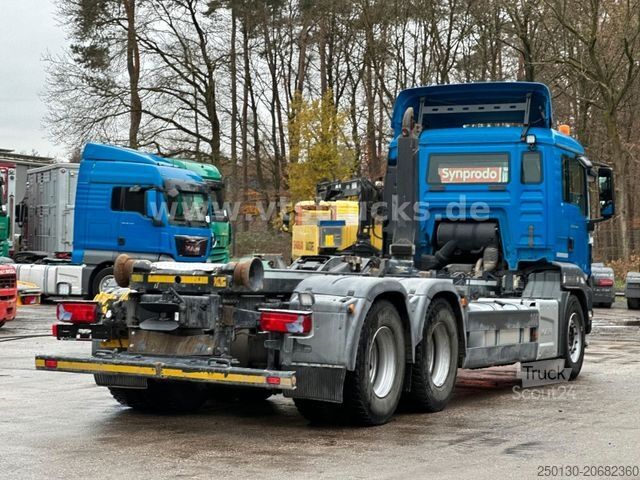 Āķa konteineru automašīna MAN TGS 26.440 6x4 Blatt-/Luft Meiller-Abrollkipper