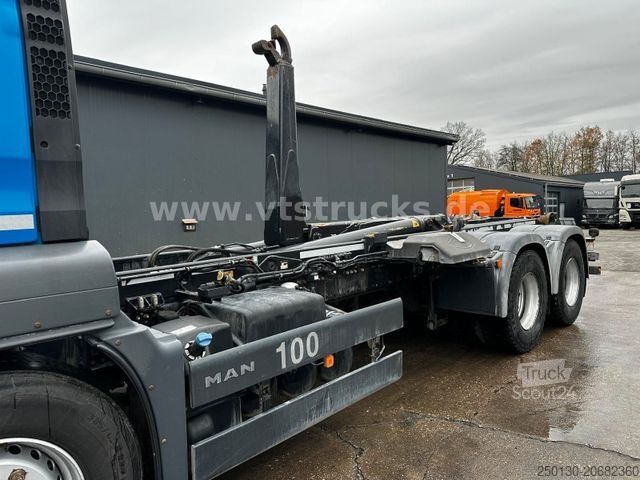 Āķa konteineru automašīna MAN TGS 26.440 6x4 Blatt-/Luft Meiller-Abrollkipper