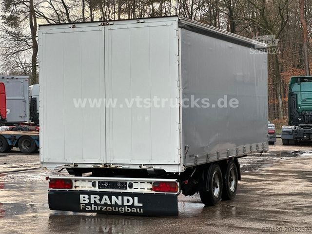 Avoin perävaunu pressulla BRANDL ZPP Pritsche-/Plane Tandemanhänger