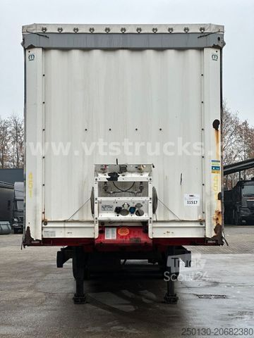 Auflieger mit Pritsche & Plane KRONE SD Pritsche+Plane, Edscha-Verdeck, Lenkachse