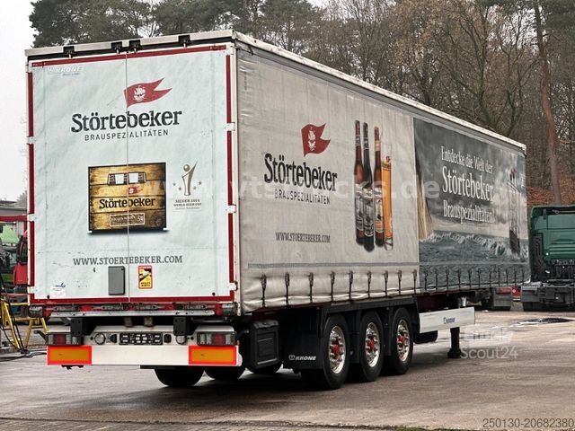 Auflieger mit Pritsche & Plane KRONE SD Pritsche+Plane, Edscha-Verdeck, Lenkachse