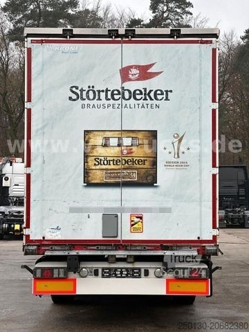 Open oplegger met zeil KRONE SD Pritsche+Plane, Edscha-Verdeck, Lenkachse