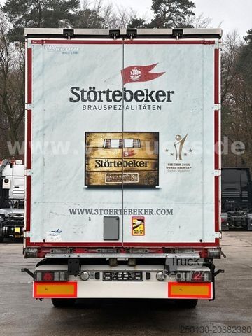 Auflieger mit Pritsche & Plane KRONE SD Pritsche+Plane, Edscha-Verdeck, Lenkachse